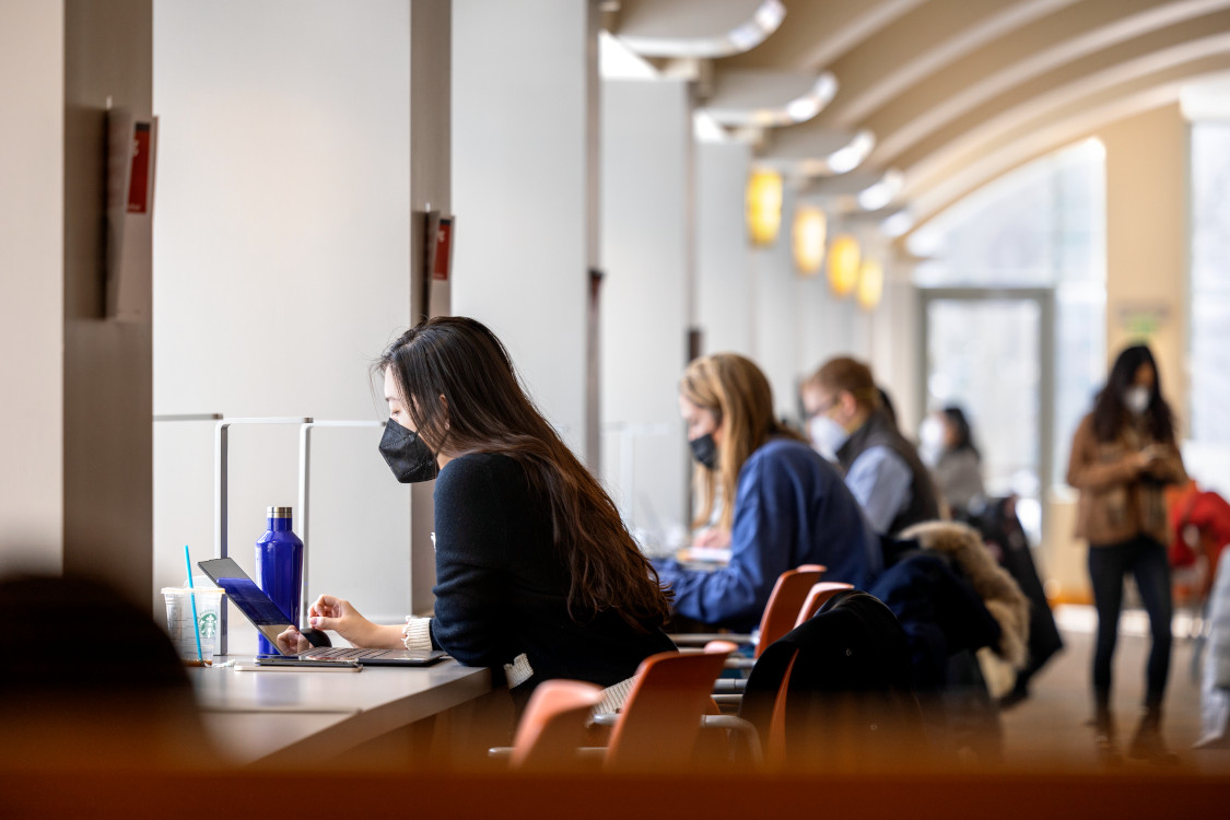 Student at the Management Library