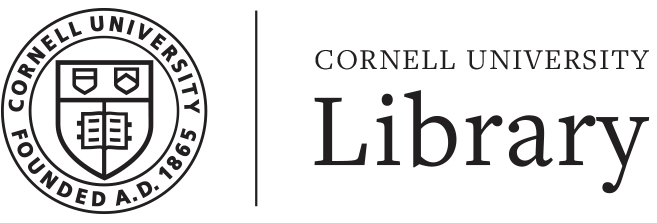 Cornell University Library logo with black seal and text