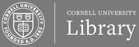 Cornell University Library white lockup